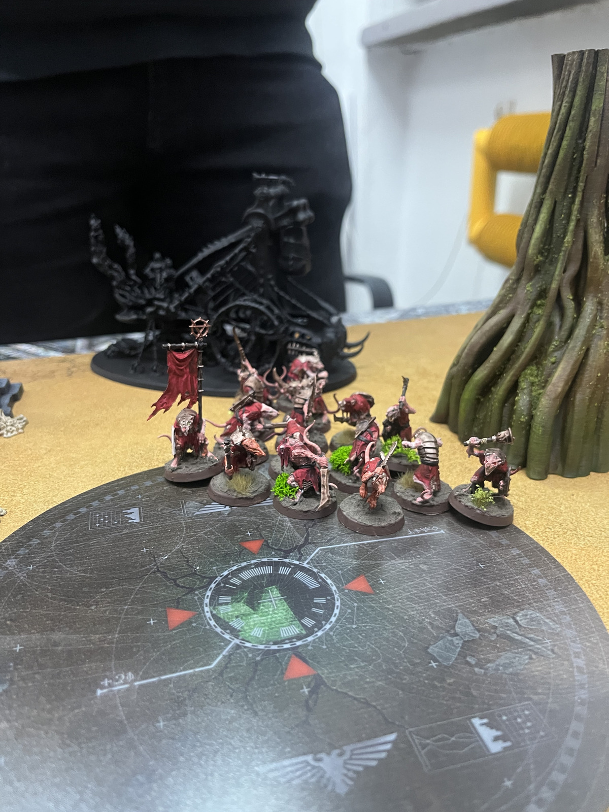 Mid-game table state