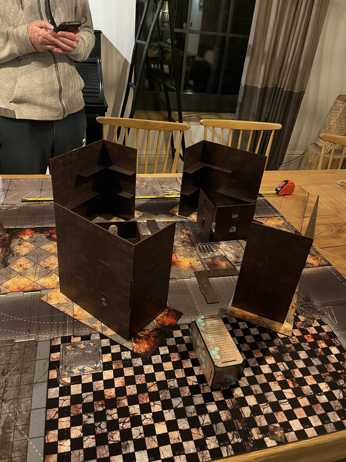 Improvised Colosseum table