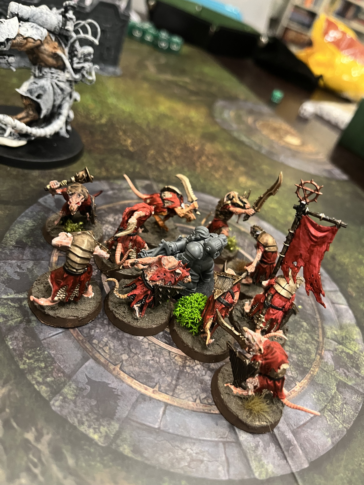 Table snapshot from the match