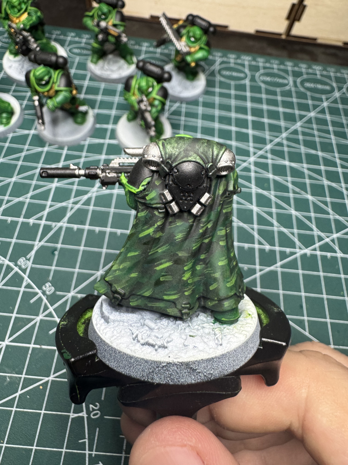 Sniper with freehand camo cloak