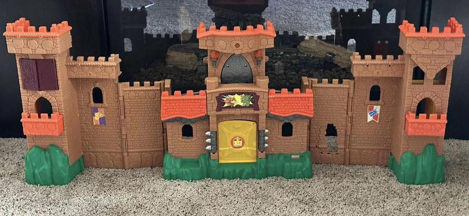 Castle terrain before painting