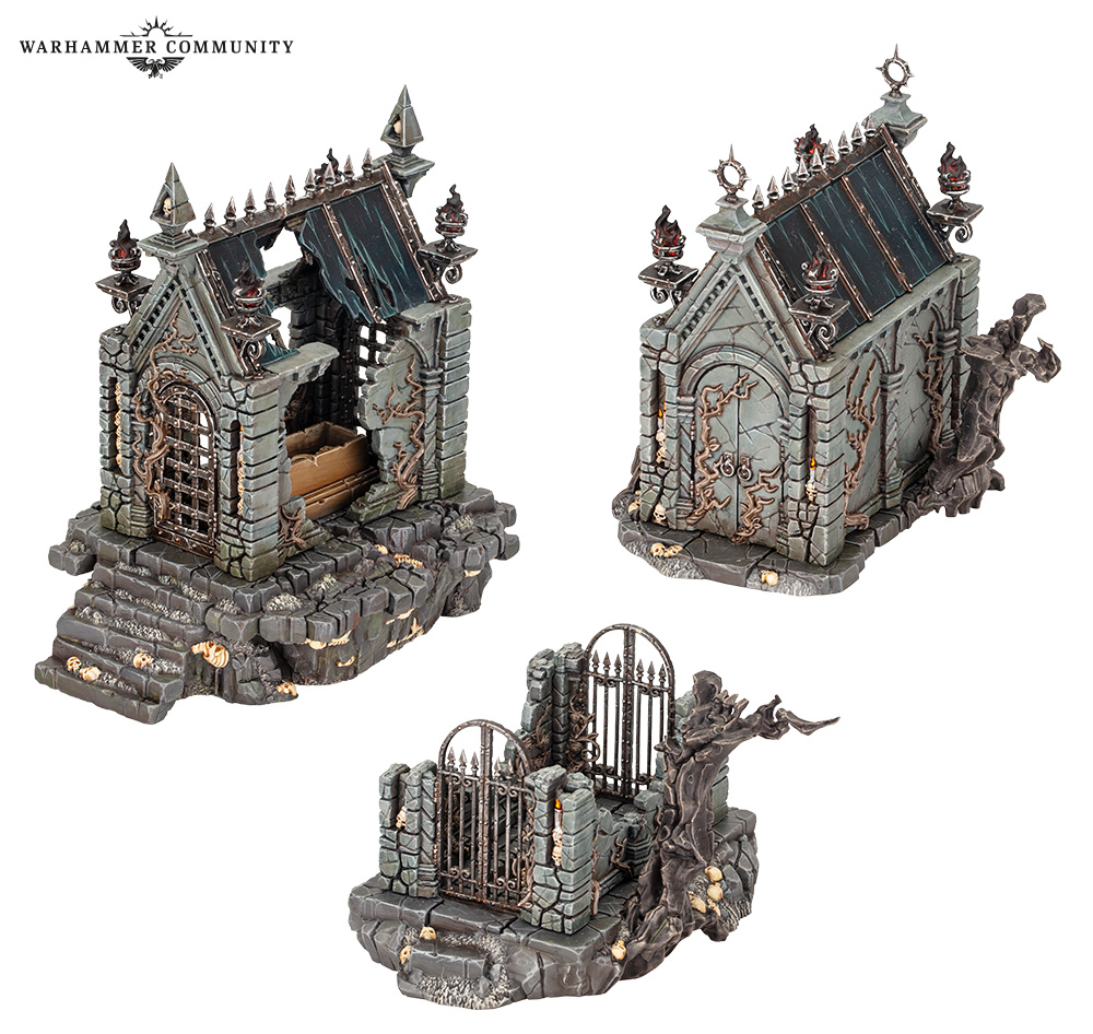 Soulblight Gravelords faction terrain preview