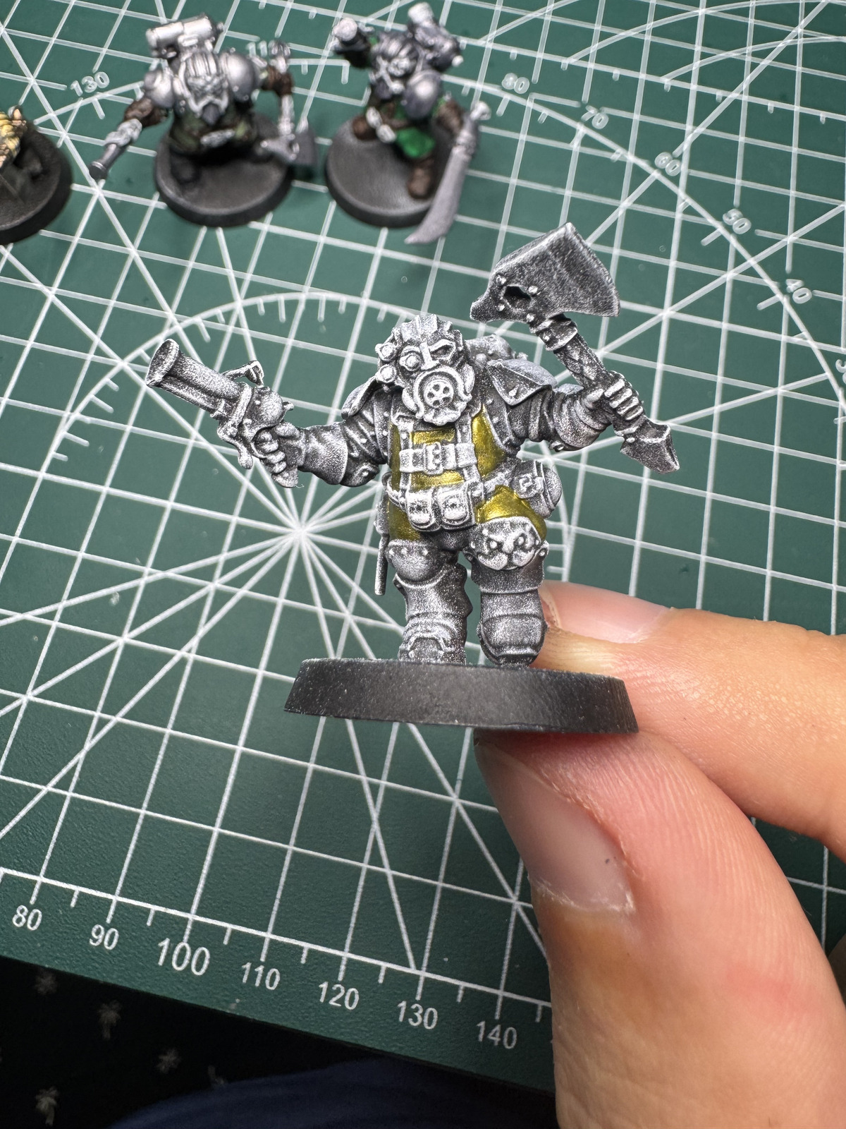 Aztec Gold test on miniature