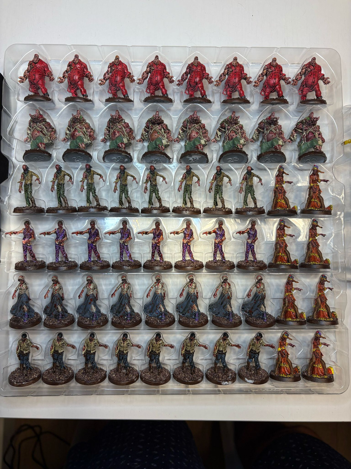 Another view of the painted Zombicide set