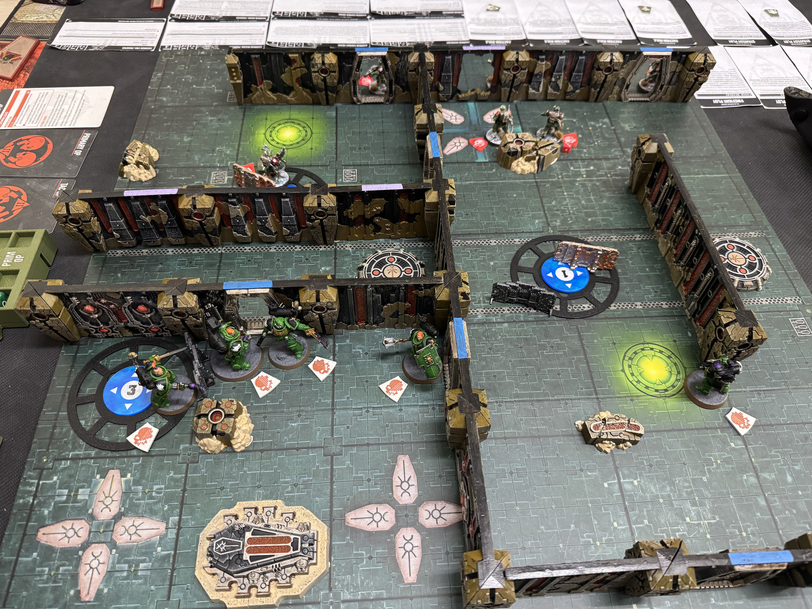 Endgame board state from the league match