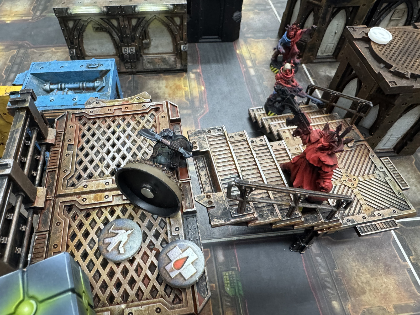 Final positions and the end of the skirmish