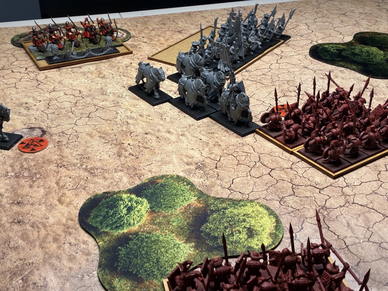 The late-game battlefield state