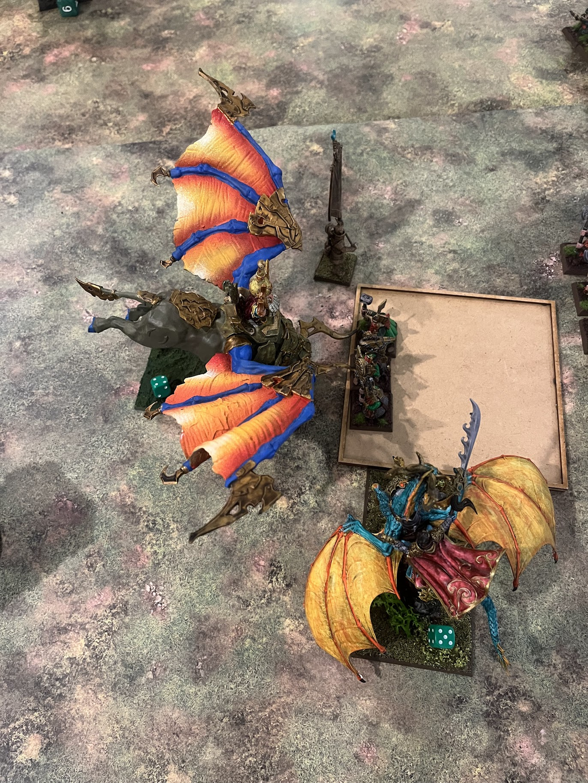 The desperate charge into the Dwarf general