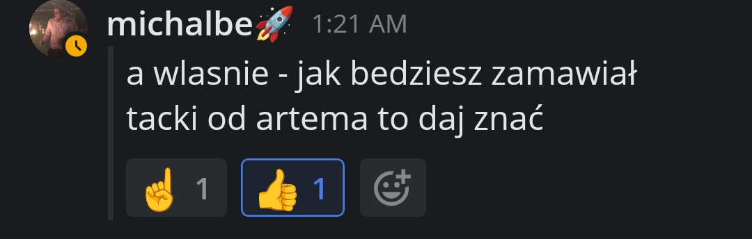 Order screenshot