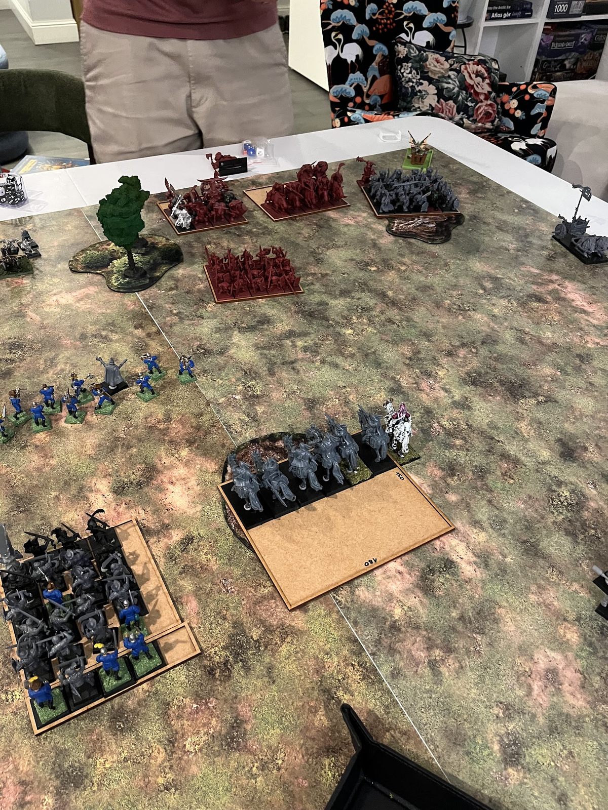 Greenskins take position