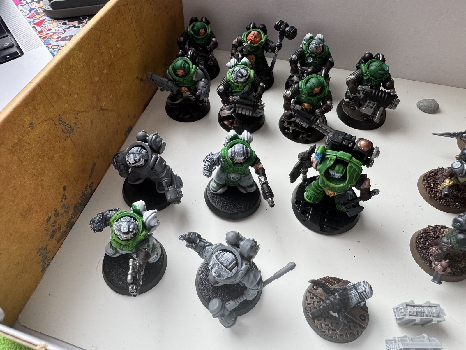 Warband roster ready for battle